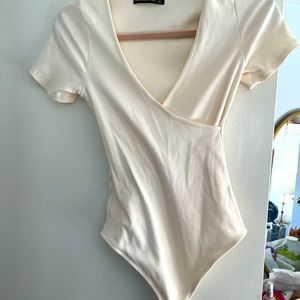 Abercrombie and Fitch size medium white body suit